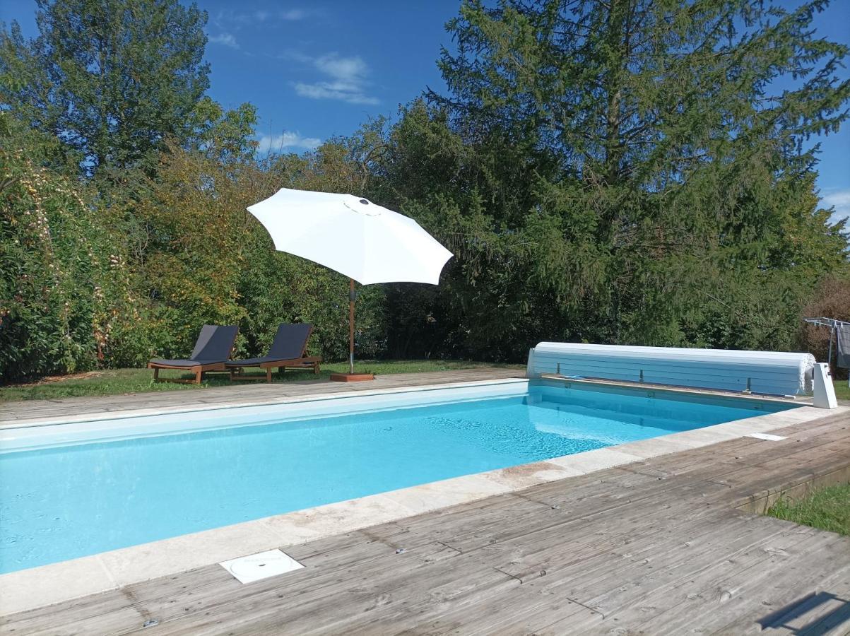 Longere Avec Piscine Villa Couffy Exterior photo
